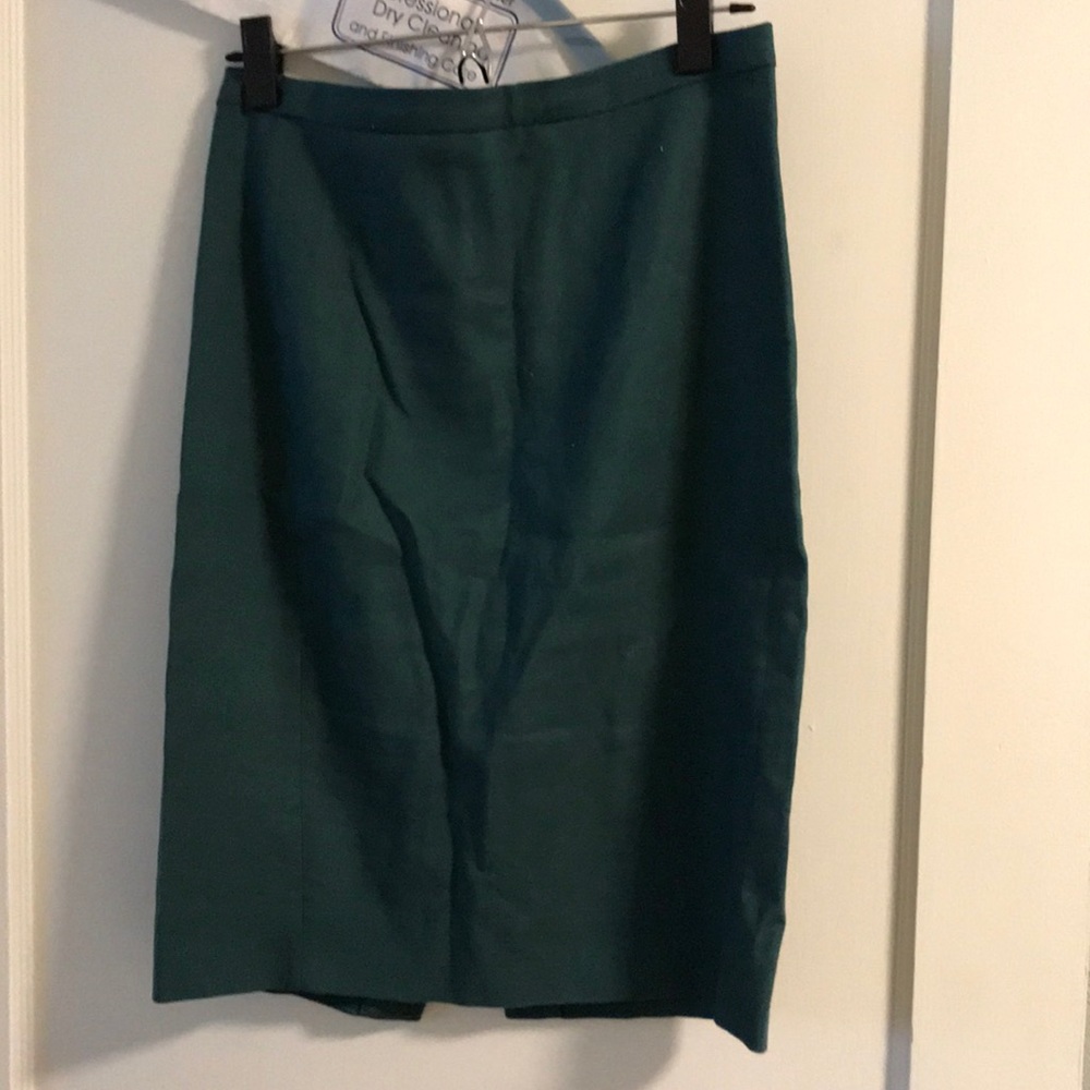 J Crew Teal size 4 pencil skirt